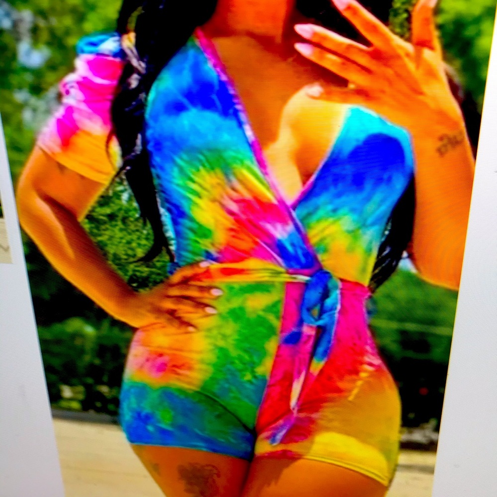 Tie-Dye Romper / Brand new